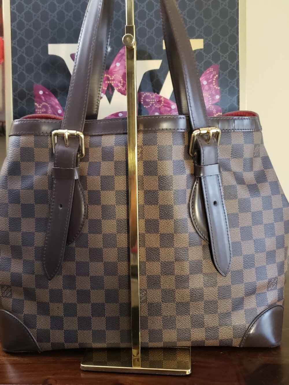 LOUIS VUITTON Hampstead MM Damier Tote - Picture 2 of 16
